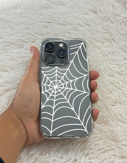 Aesthetic Spider Web iPhone Case - URBANLUSA