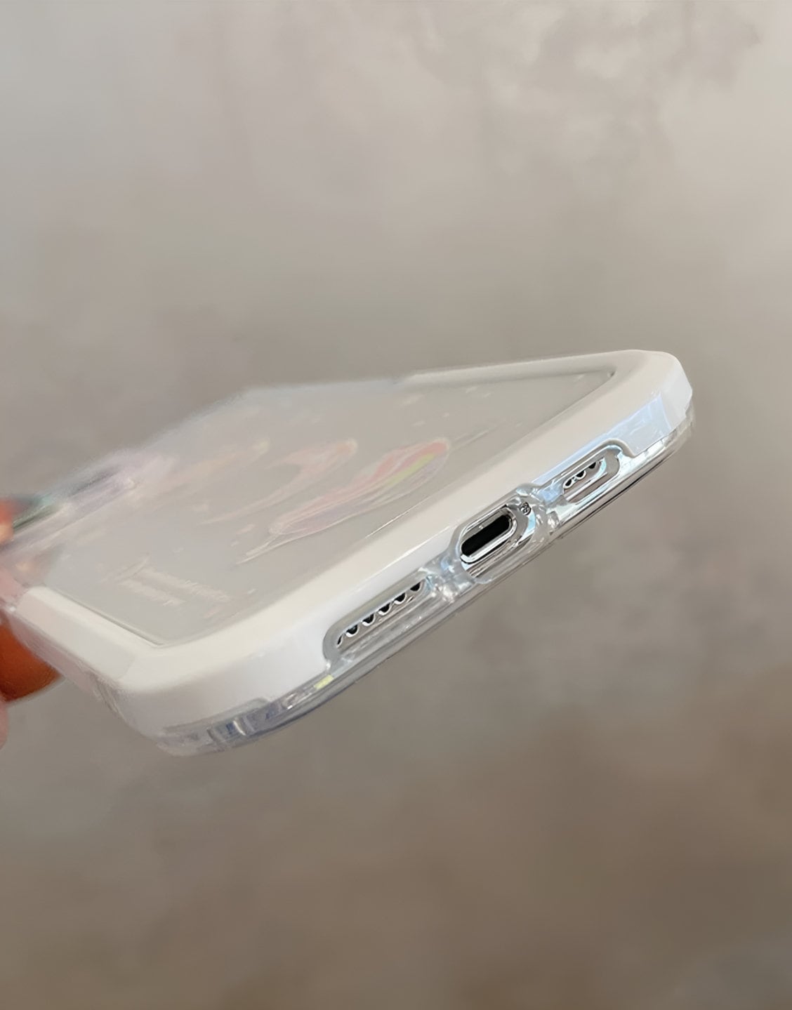 Cute Planet Moon Clear iPhone Case - URBANLUSA