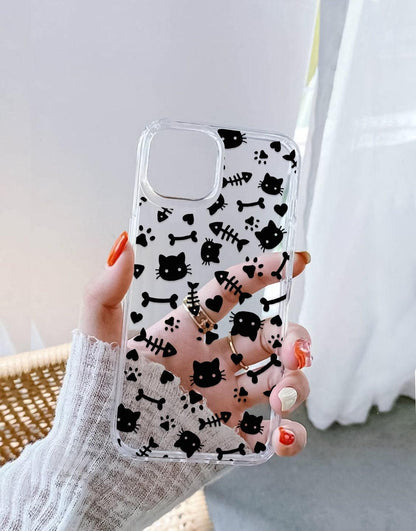 Cute Aesthetic Cat Lovers iPhone Case - URBANLUSA