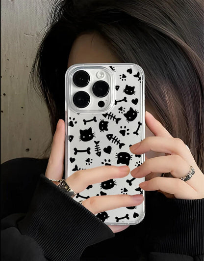 Cute Aesthetic Cat Lovers iPhone Case - URBANLUSA