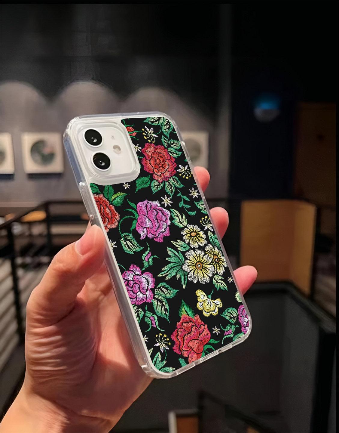 Vintage Flowers Roses iPhone Case - URBANLUSA