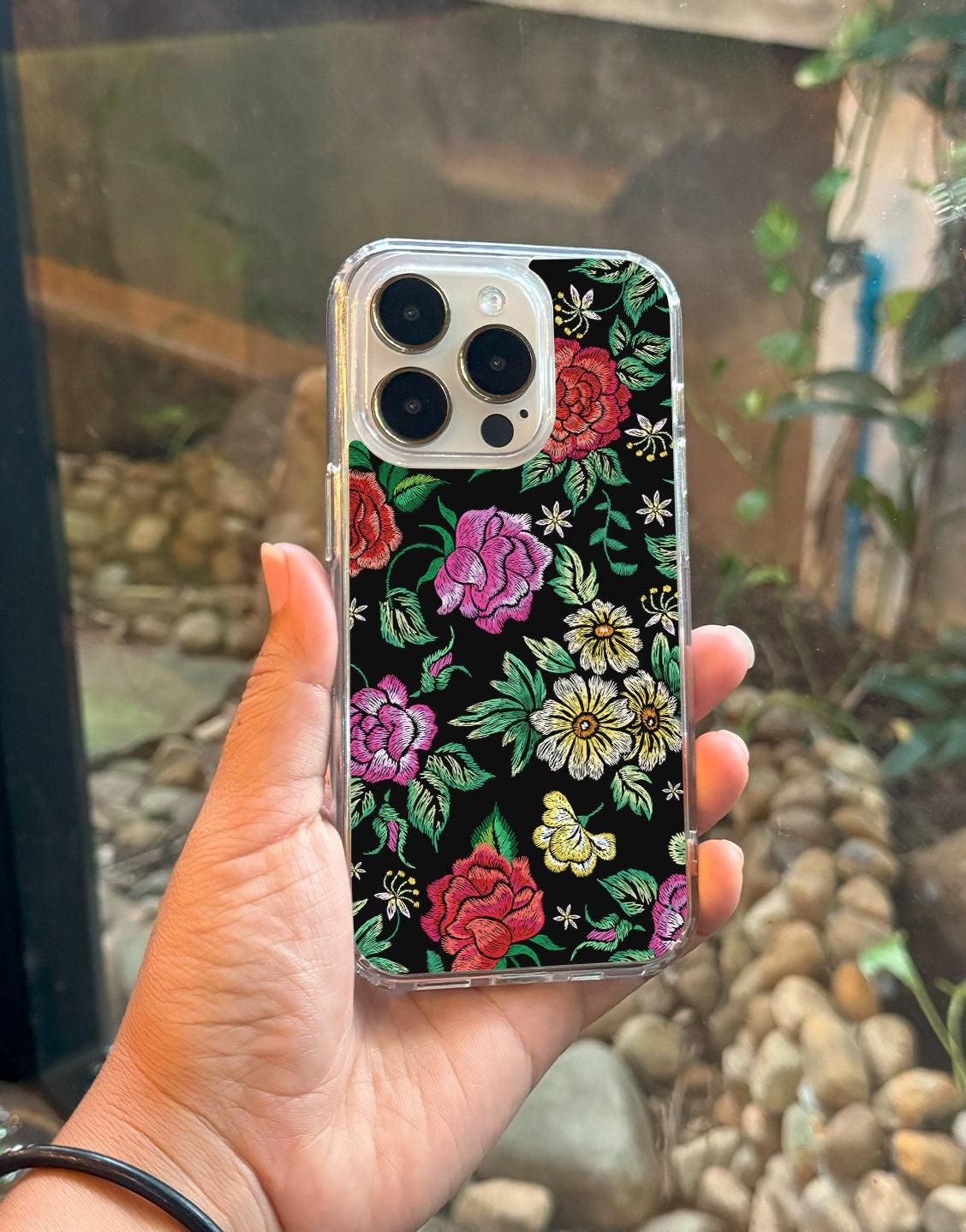 Vintage Flowers Roses iPhone Case - URBANLUSA