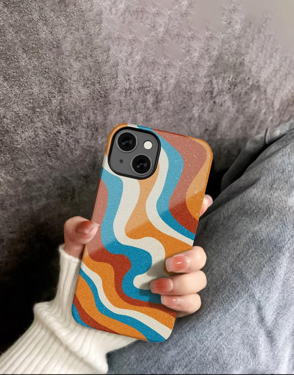 Retro Wave Abstract Phone Case - URBANLUSA