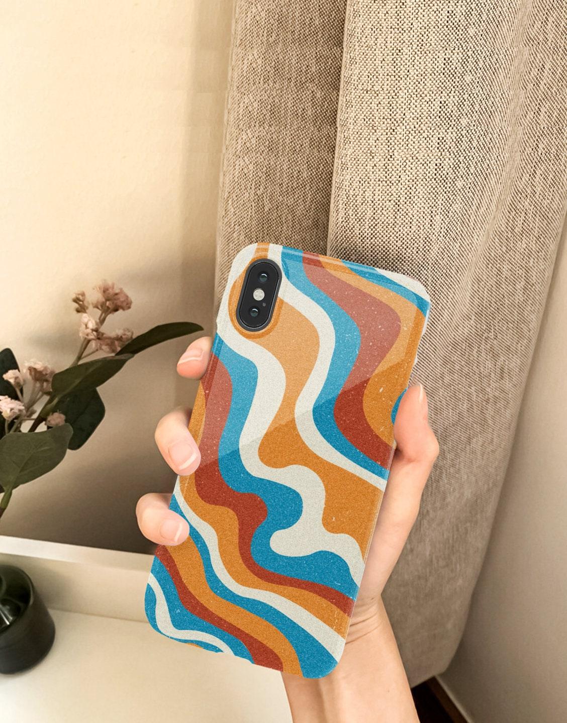 Retro Wave Abstract Phone Case - URBANLUSA