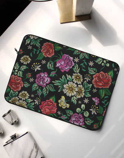 Vintage Roses Laptop Sleeve - URBANLUSA