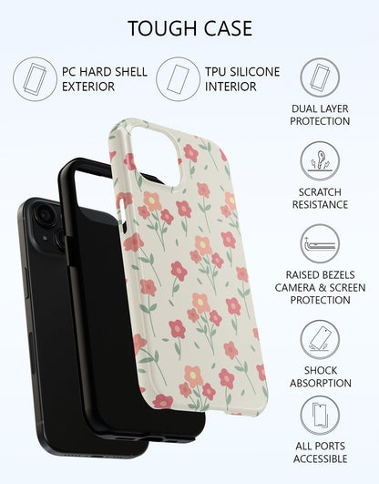 Cute Mini Flowers Phone Case iPhone / Samsung - URBANLUSA