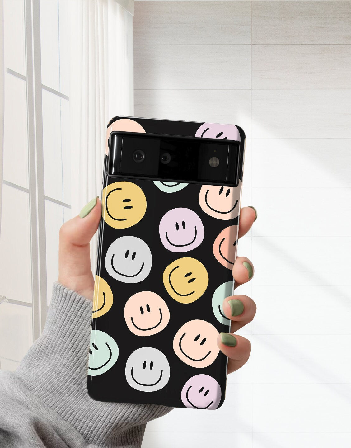 Aesthetic Smile iPhone Case - URBANLUSA