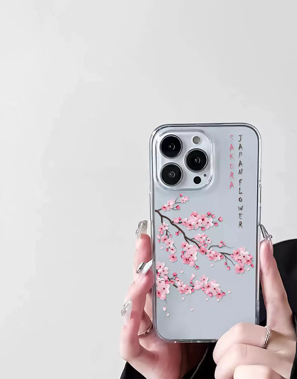 Japanese Sakura Flower iPhone Case - URBANLUSA