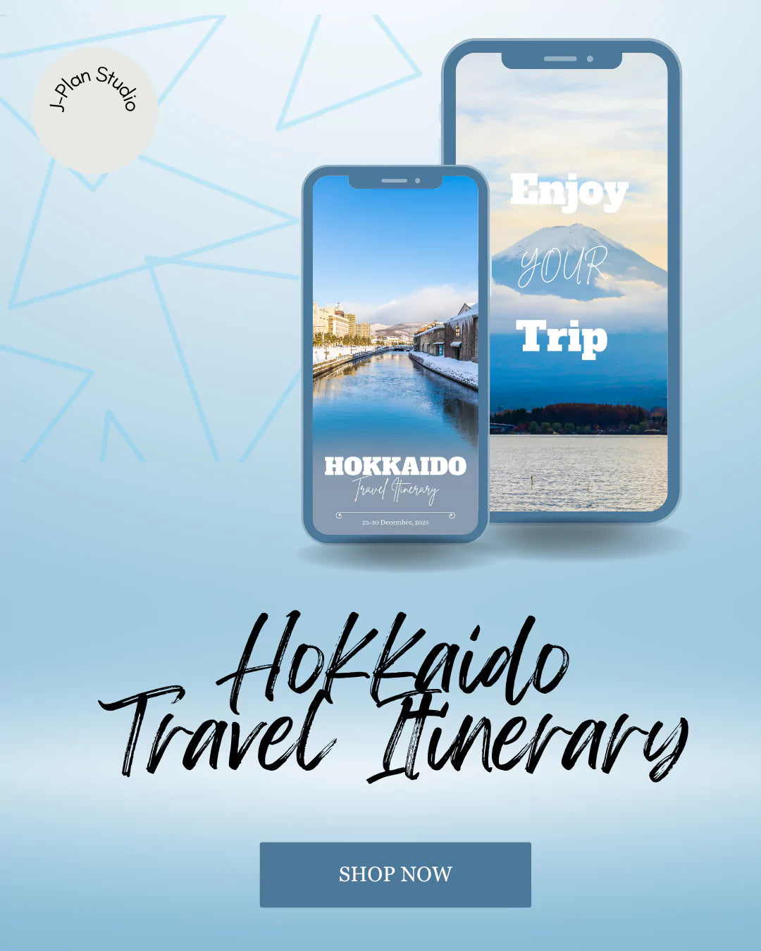 Hokkaido Japan Travel Planner | 7-Day Winter & Fall Itinerary | Editable Digital Template for Sapporo, Otaru, Hakodate & Nature Trips