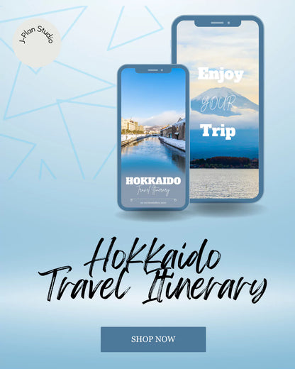 Hokkaido Japan Travel Planner | 7-Day Winter & Fall Itinerary | Editable Digital Template for Sapporo, Otaru, Hakodate & Nature Trips