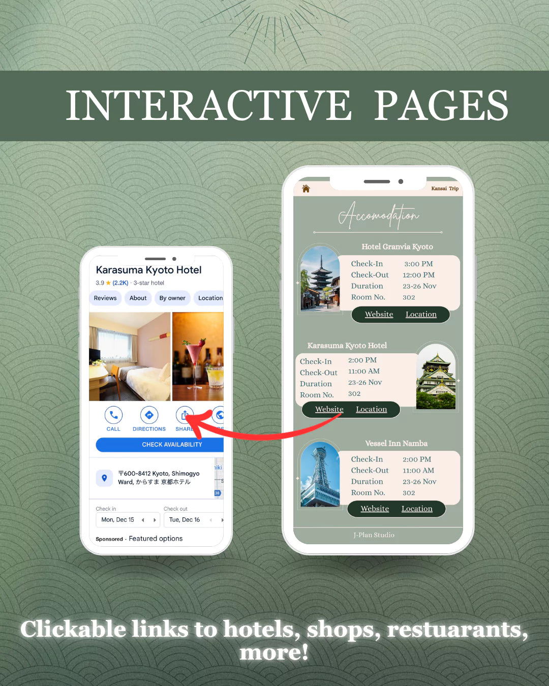 Kansai Japan Travel Planner | 7-Day Kyoto Osaka Nara Itinerary | Editable Digital Template for Japan Trip Planning