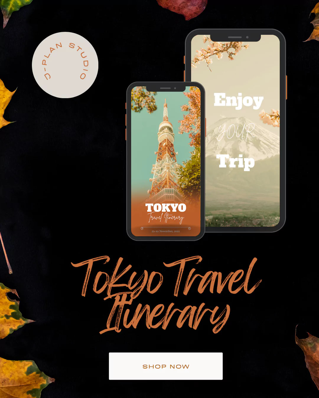 Tokyo Travel Planner | 7-Day Japan Itinerary Template | Digital Editable Trip Guide for Tokyo Attractions, Food & Shopping