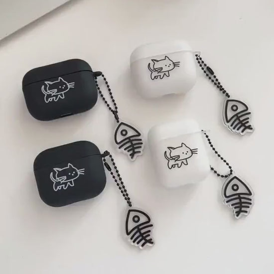 For AirPods Pro 2, Cute Grunge Aesthetic Cat Lovers Matte Case for AirPods Pro 2 AirPods 3 AirPod 1 2 Case AirPods Pro Case Cute AirPod Case