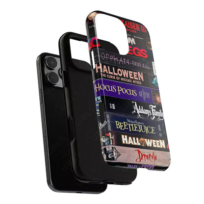 Retro Horror VHS Tape Collage Phone Case