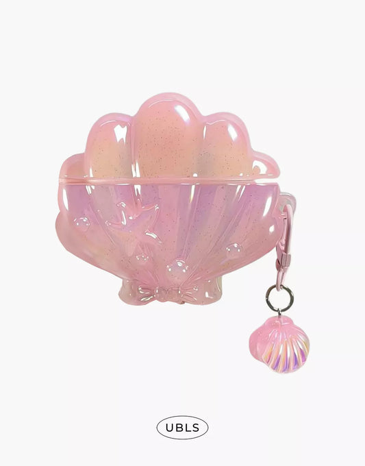 Colorful Seashell Glittery AirPods Case