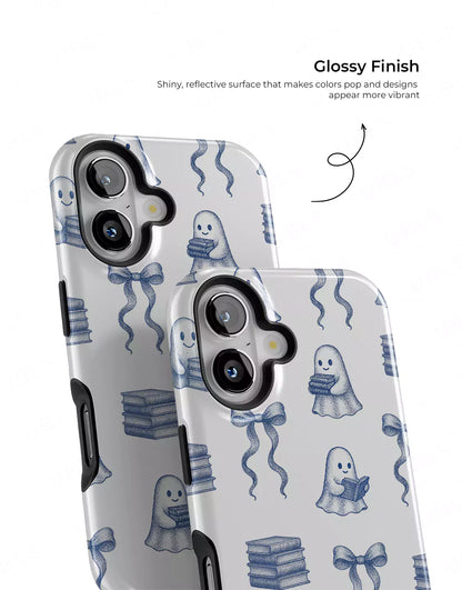 Kawaii Coquette Ghosts Love Books Phone Case