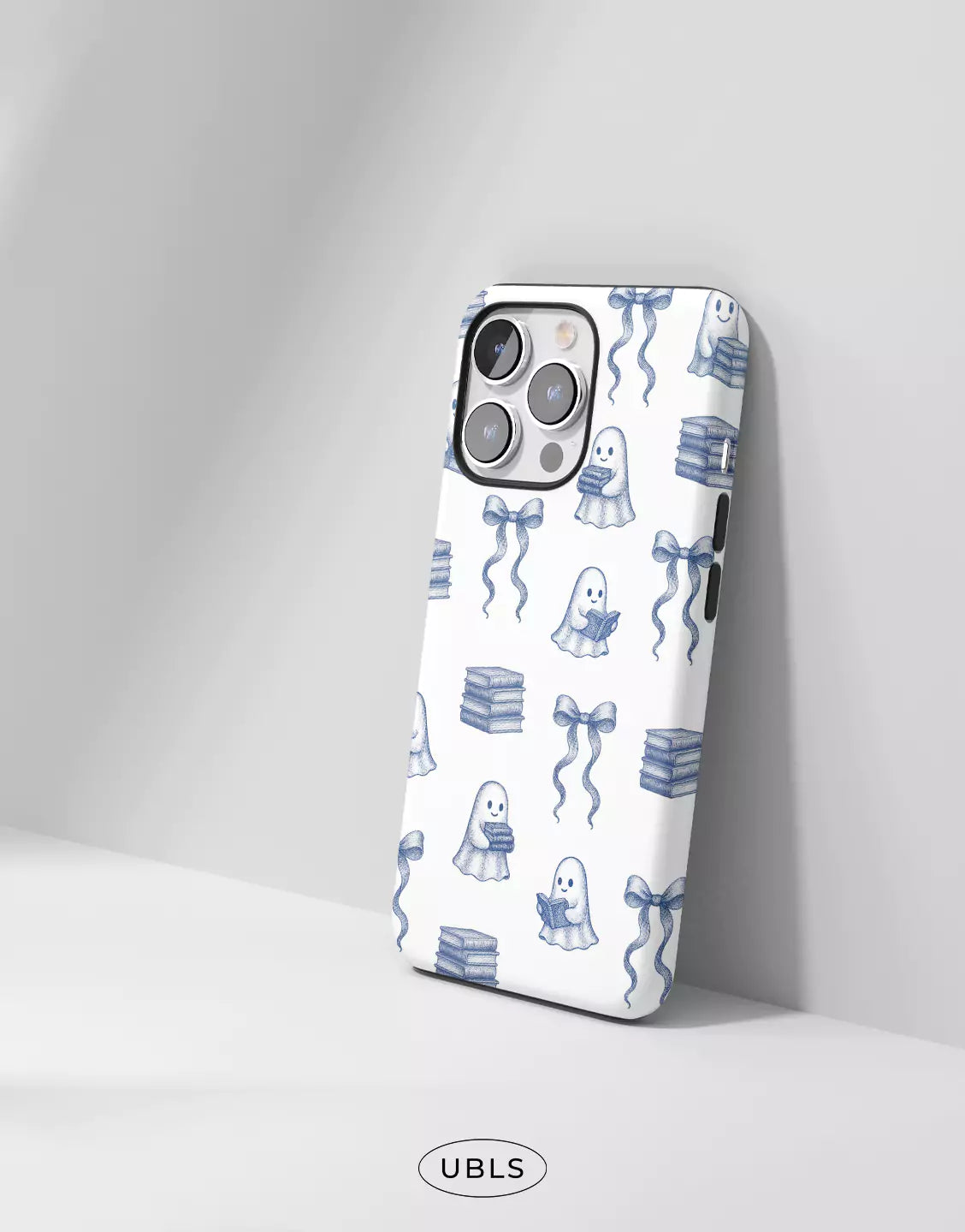 Kawaii Coquette Ghosts Love Books Phone Case