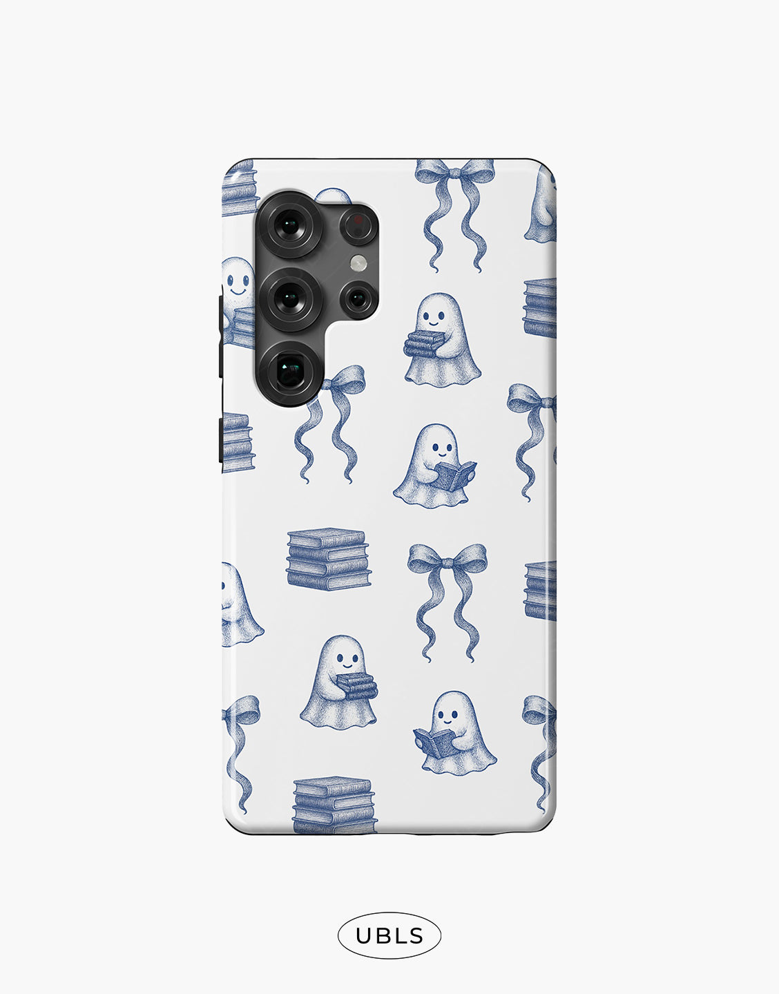 Kawaii Coquette Ghosts Love Books Phone Case