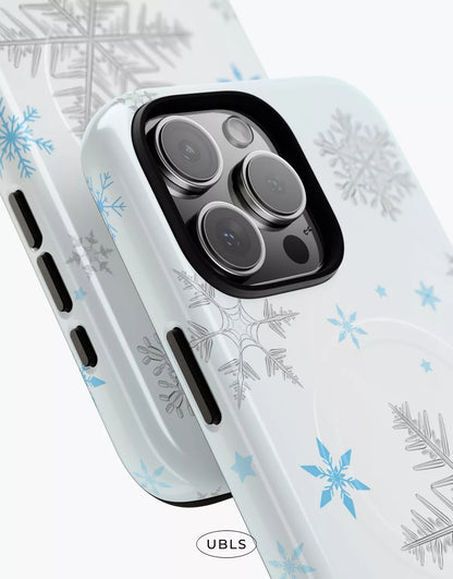 Aesthetic Winter Snowflakes iPhone Case