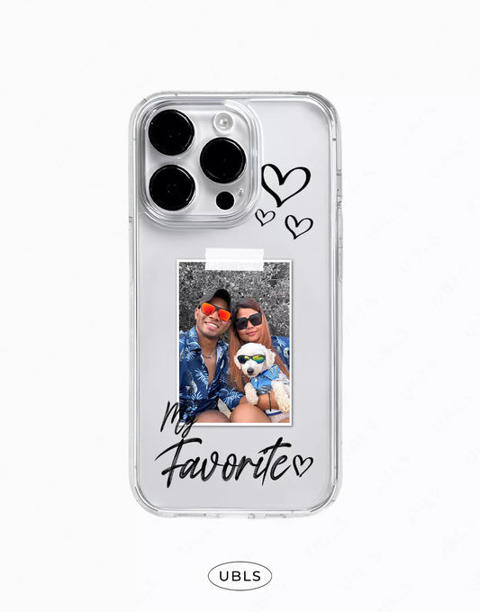 Personalized Custom Photo My Favorite Clear iPhone Case