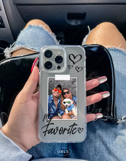 Personalized Custom Photo My Favorite Clear iPhone Case