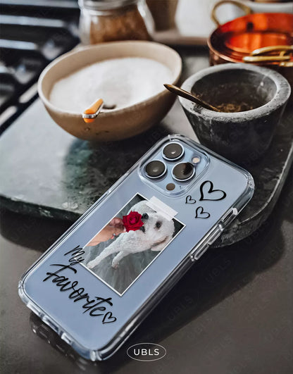 Personalized Custom Photo My Favorite Clear iPhone Case