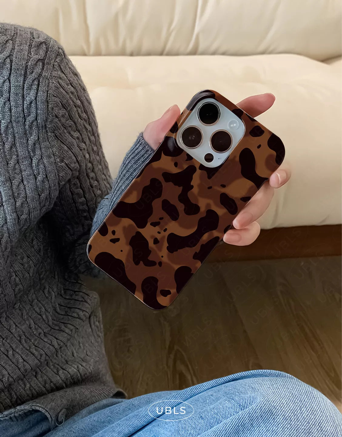 Luxe Tortoise Shell Pattern iPhone Case