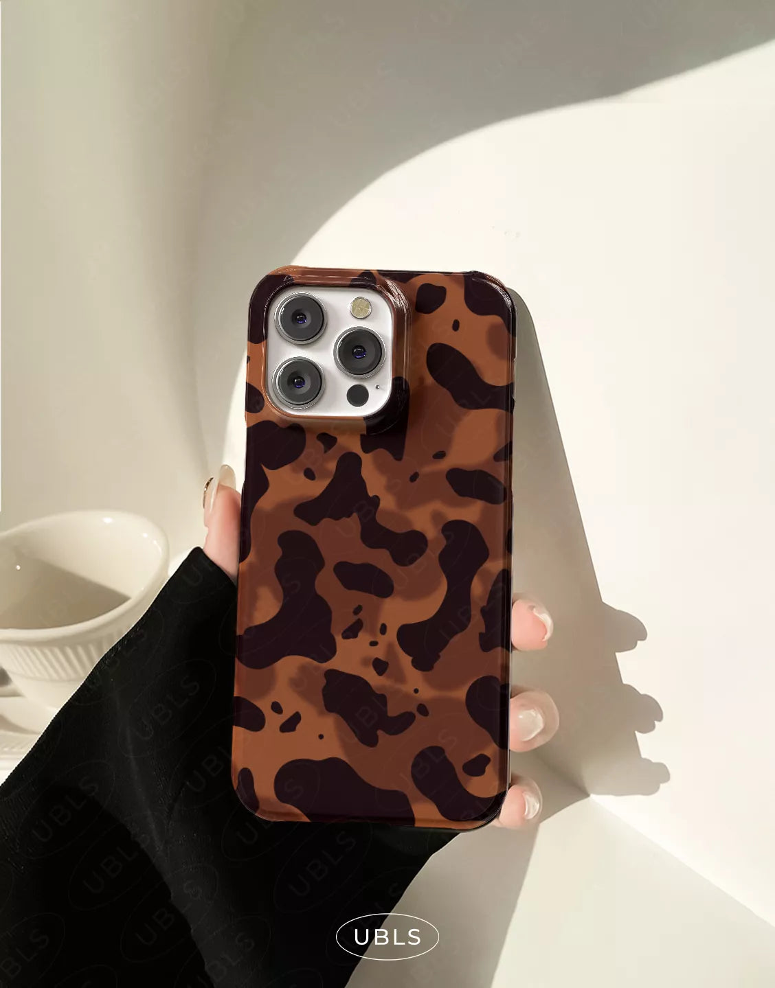 Luxe Tortoise Shell Pattern iPhone Case