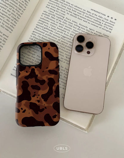 Luxe Tortoise Shell Pattern iPhone Case