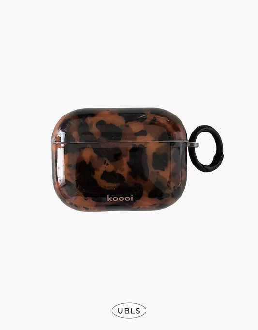 Tortoiseshell Amber Glossy AirPods Case