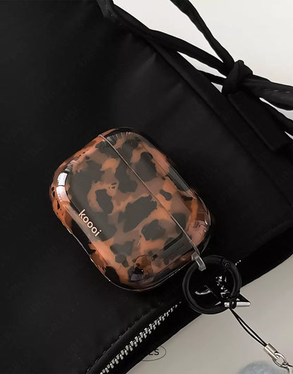 Tortoiseshell Amber Glossy AirPods Case
