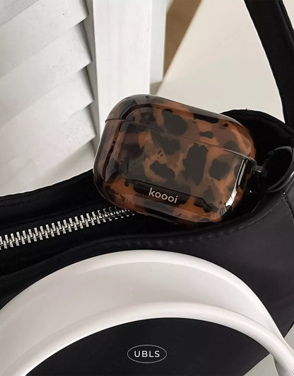Tortoiseshell Amber Glossy AirPods Case