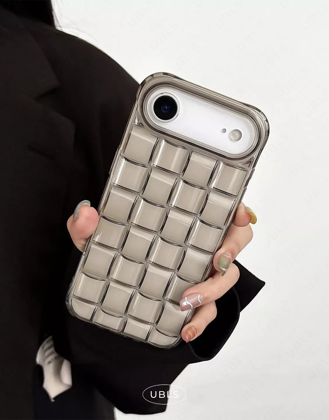 Vintage Green Woven Pattern iPhone Case