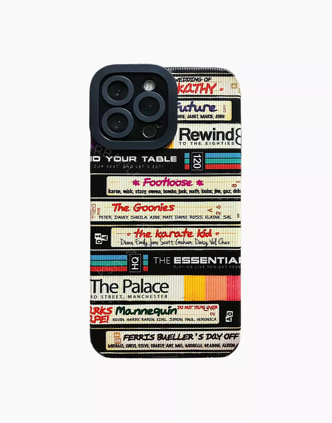 Aesthetic Art Letter Label iPhone Case