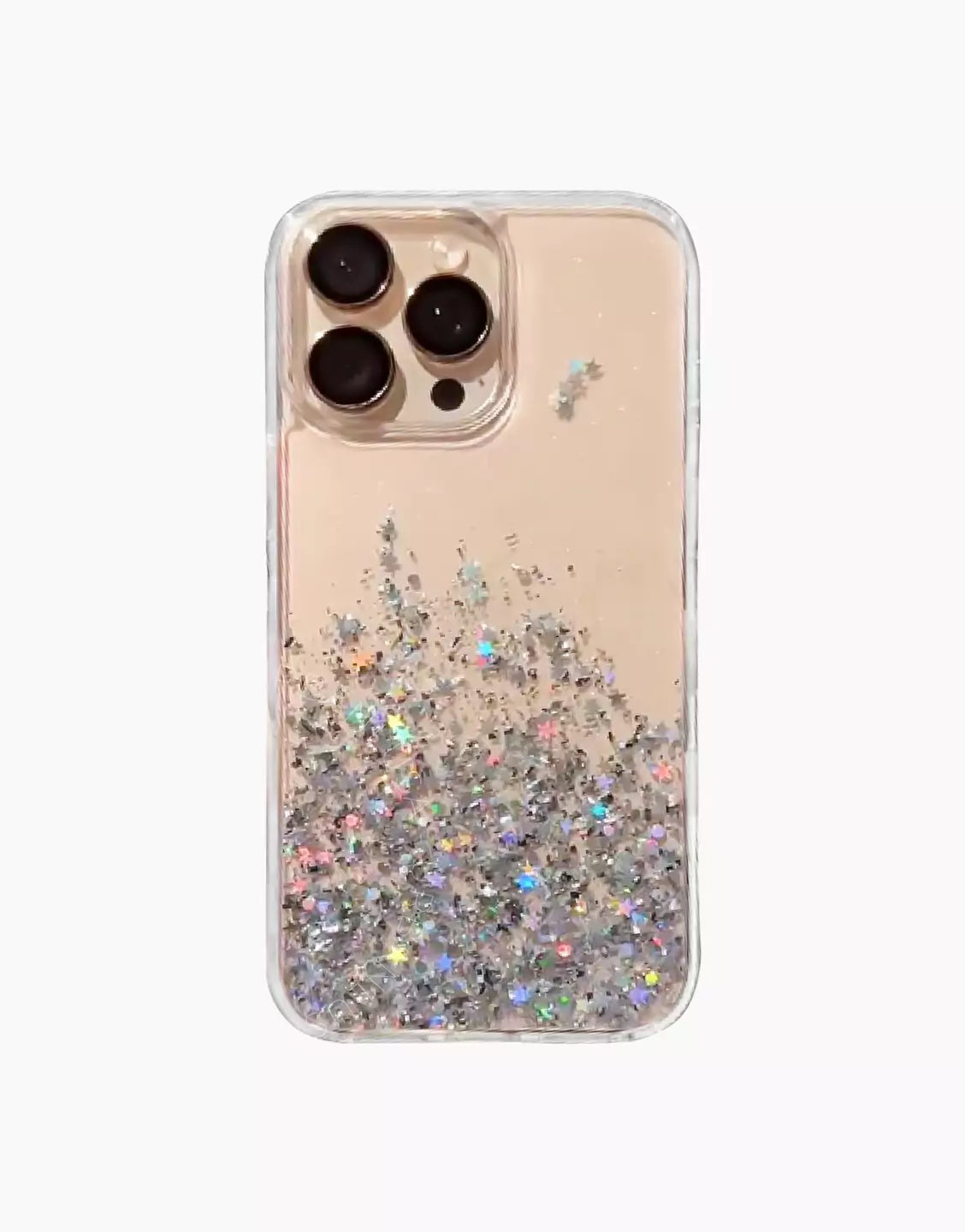 Prachtige glitter bling doorzichtige iPhone-hoes