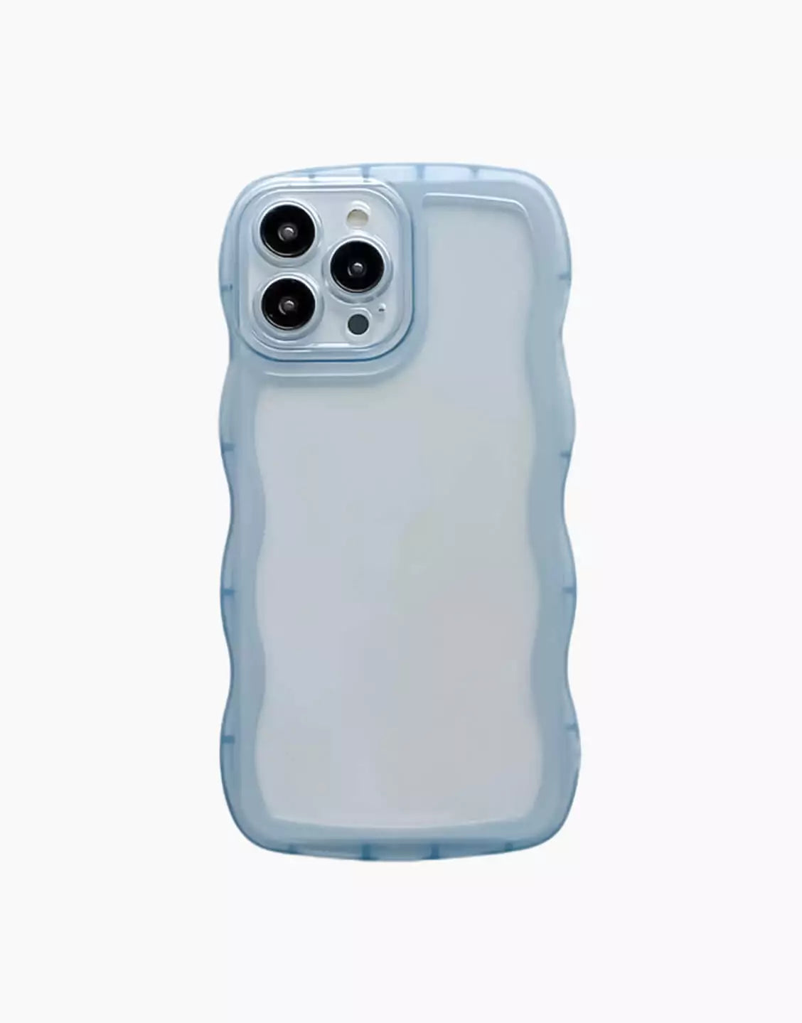 Cute Wavy Transparent iPhone Case - URBANLUSA