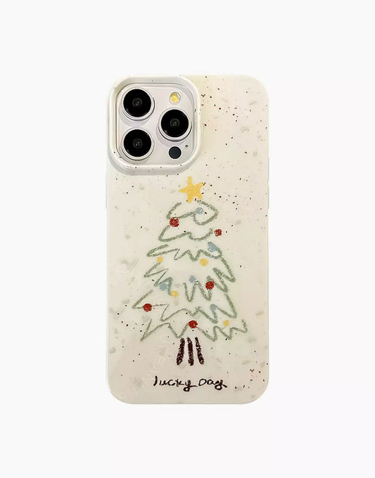 Cute Xmas Tree iPhone Case - URBANLUSA