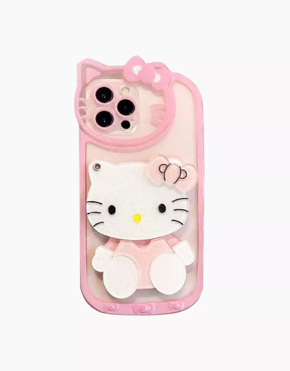 Coque iPhone transparente ondulée mignonne