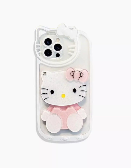 Coque iPhone transparente ondulée mignonne