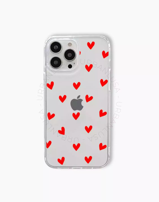 Coque de téléphone à motif de sourire esthétique pour iPhone / Samsung