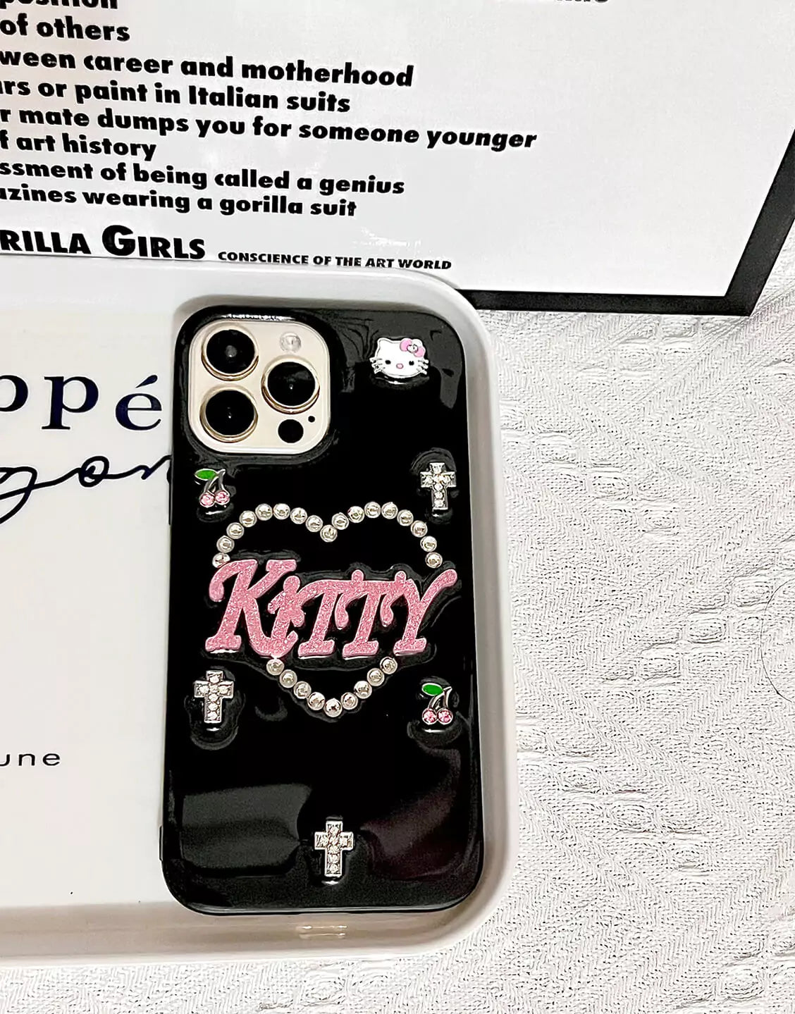 Kawaii Y2k Kitty iPhone Case - URBANLUSA