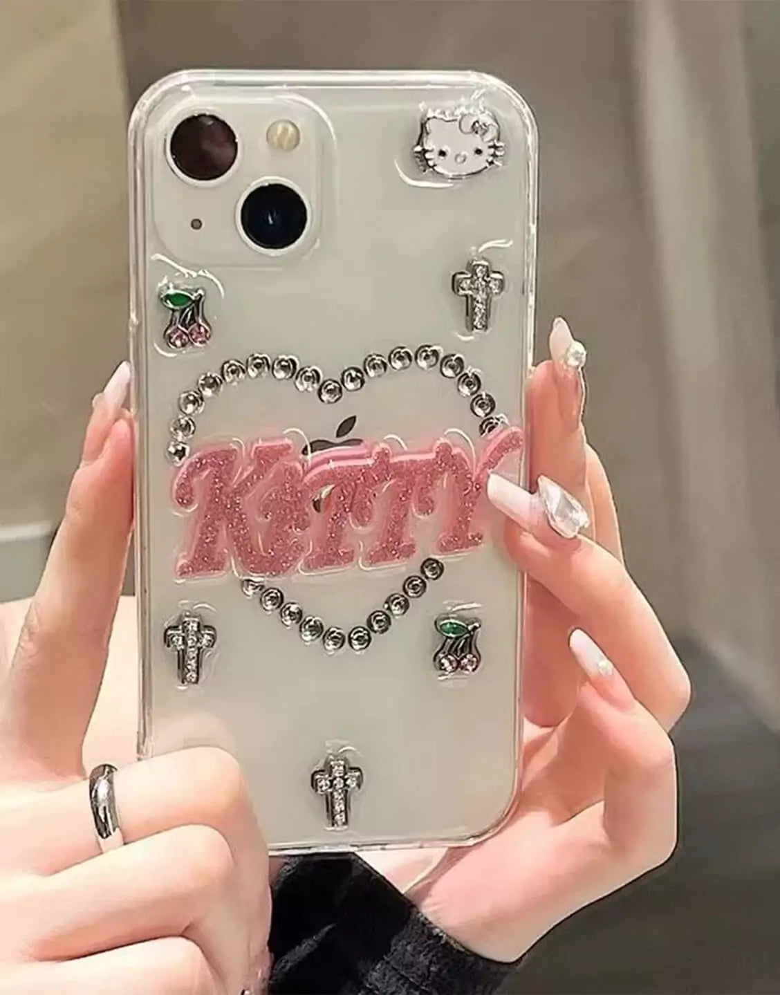 Kawaii Y2k Kitty iPhone Case - URBANLUSA