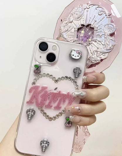 Kawaii Y2k Kitty iPhone Case - URBANLUSA