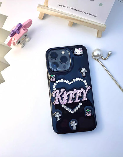 Kawaii Y2k Kitty iPhone Case - URBANLUSA