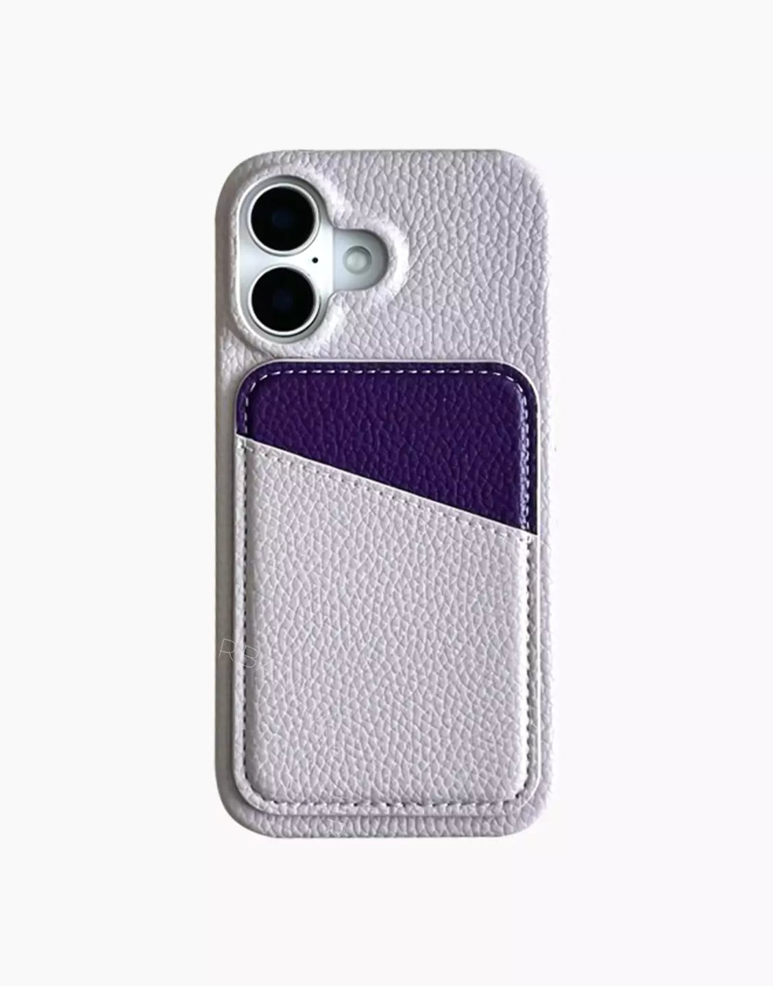 Cute Candy Color Purple Leather Phone Case with Card Holder for iPhone 16 15 14 13 12 11 Pro Max Cute iPhone 16 15 14 13 12 11 Case Aesthetic Phone Case Gift for Her