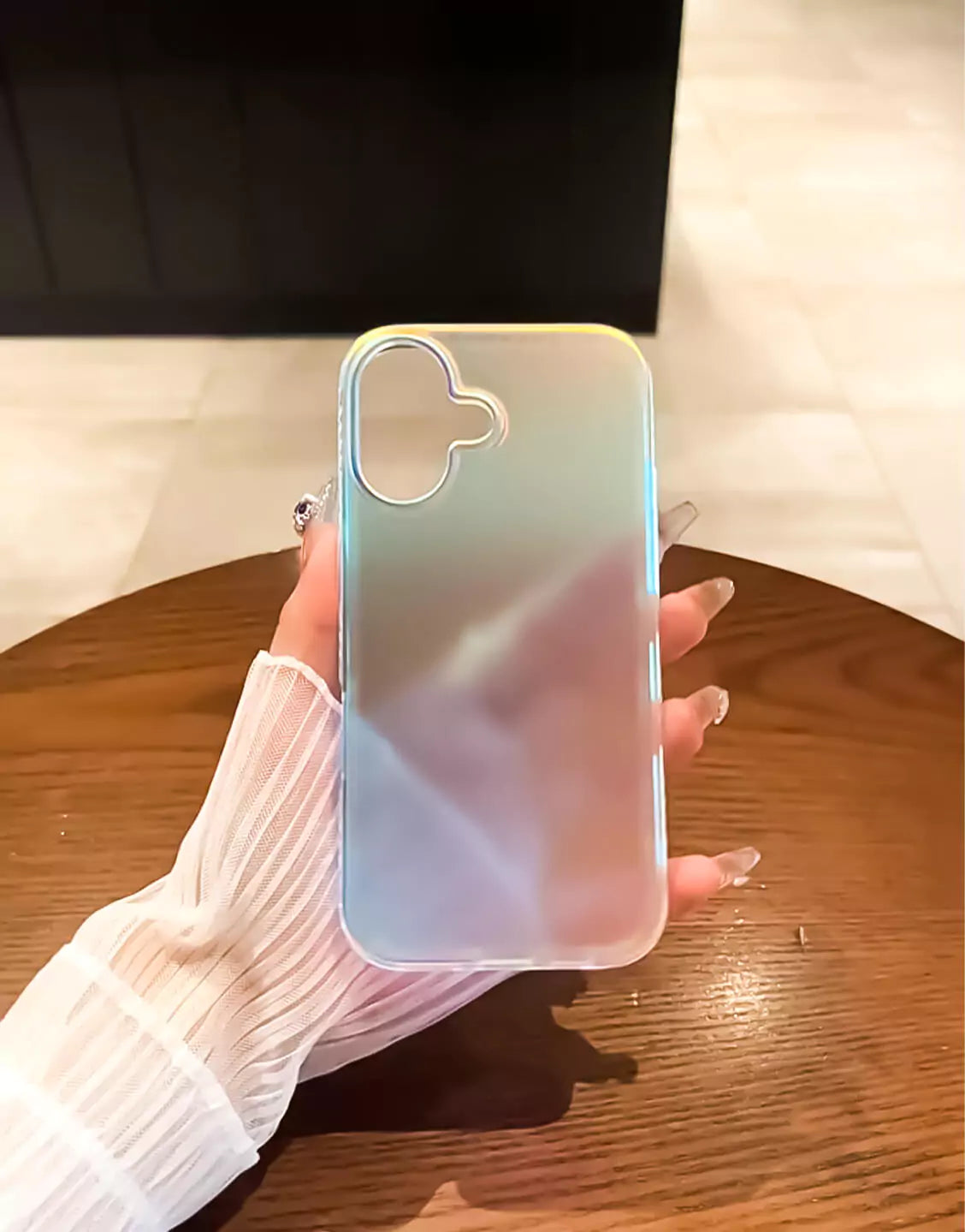 Matte Laser Aurora iPhone Case - URBANLUSA