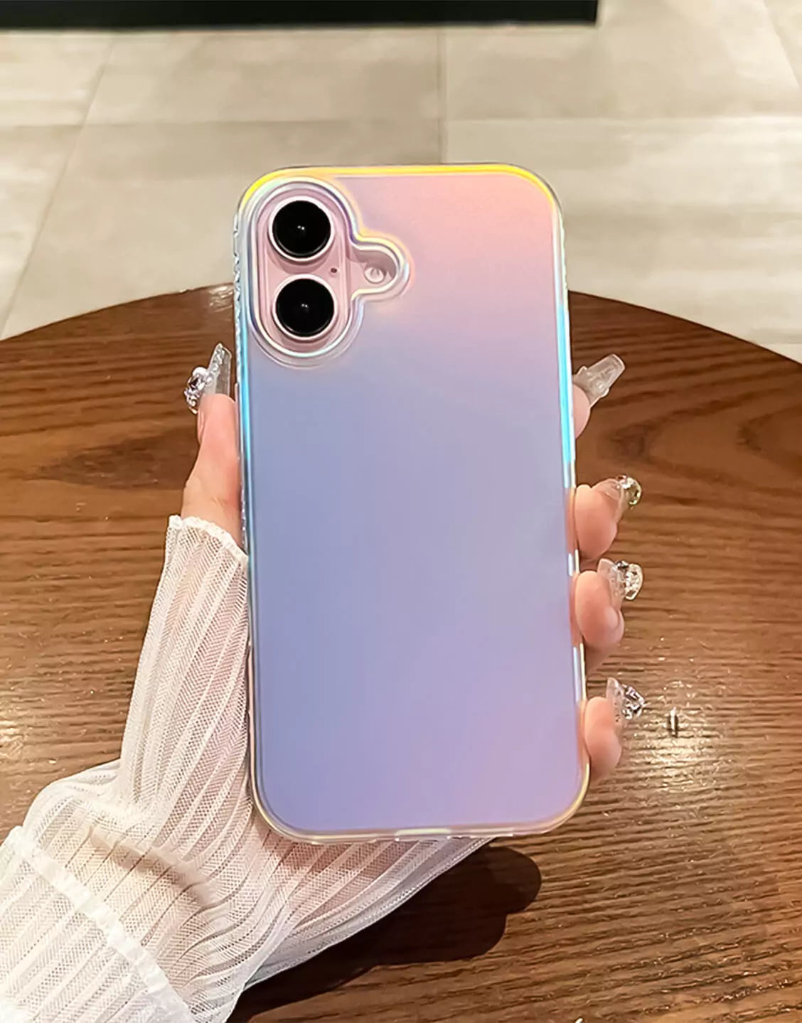 Matte Laser Aurora iPhone Case - URBANLUSA