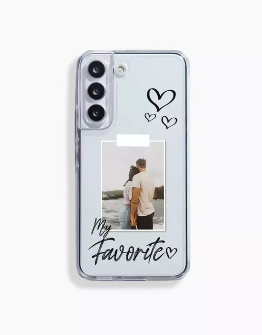 Custom Picture Photo My Favorite Clear Samsung Case