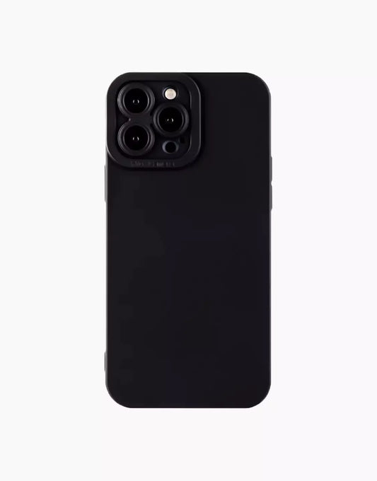 Simple Black Protective iPhone Case