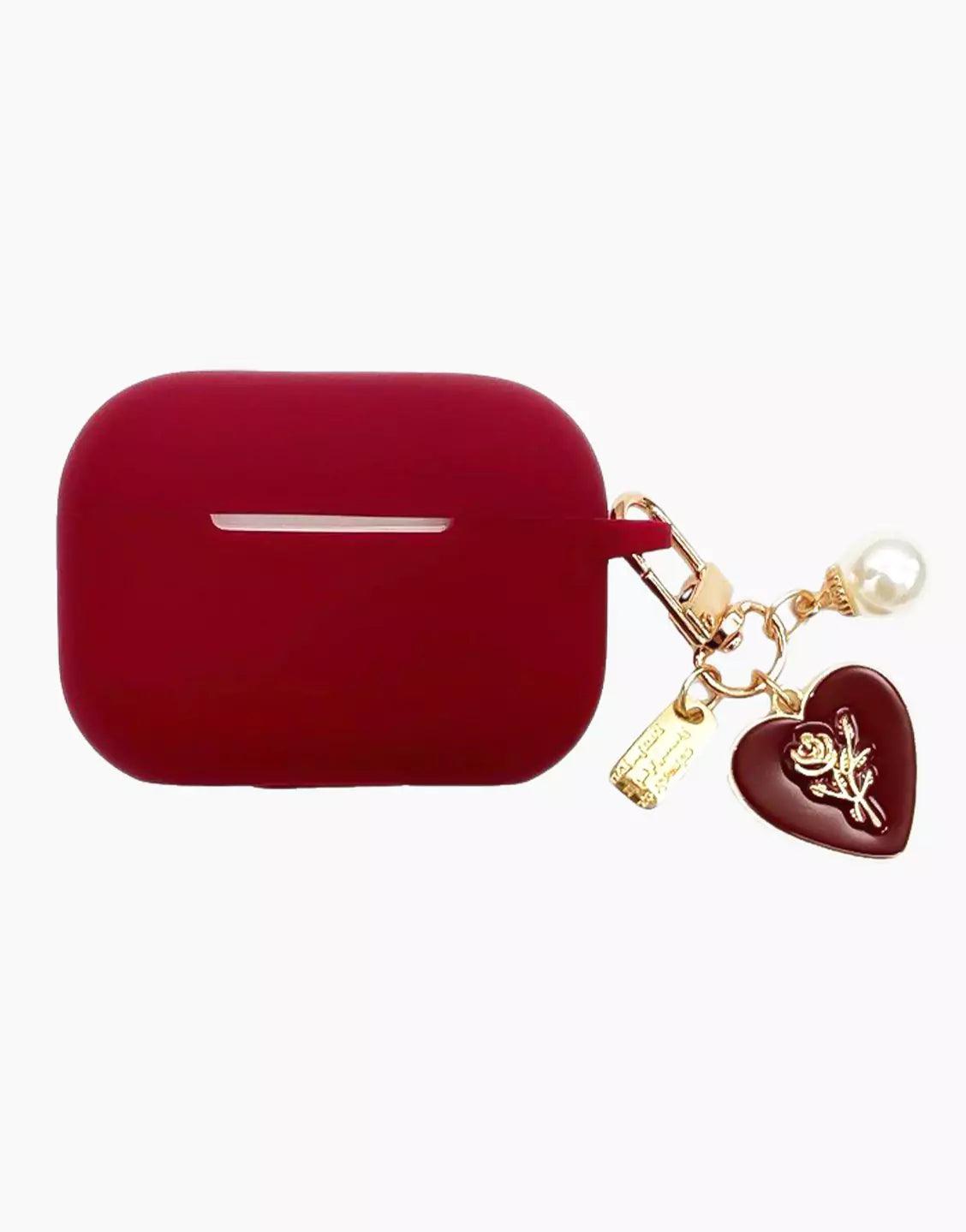 Matte Red Vintage Aesthetic AirPods Case - URBANLUSA